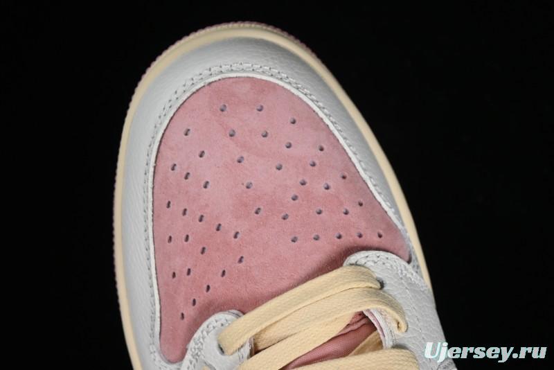 Nike Travis Scott x Air Jordan 1 Low OG AJ1 Reverse Swoosh Sneakers - DM7866-600