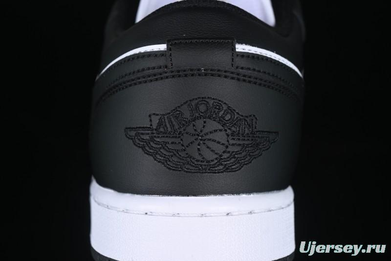 Nike Air Jordan 1 Low AJ1 Black White Panda Low Top Lifestyle Basketball Shoes - 553558-131