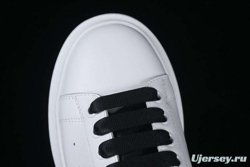 Alexander McQueen Oversized Sneakers with Black Suede Heel Detail - D.E5