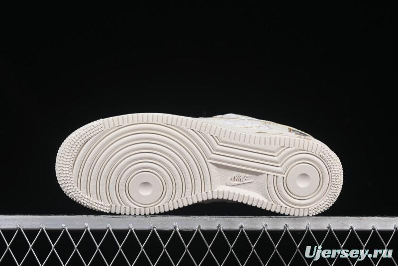 Nike Air Force 1 '07 Low Casual Sneakers with Pop Mart Molly Design - FJ7740-210