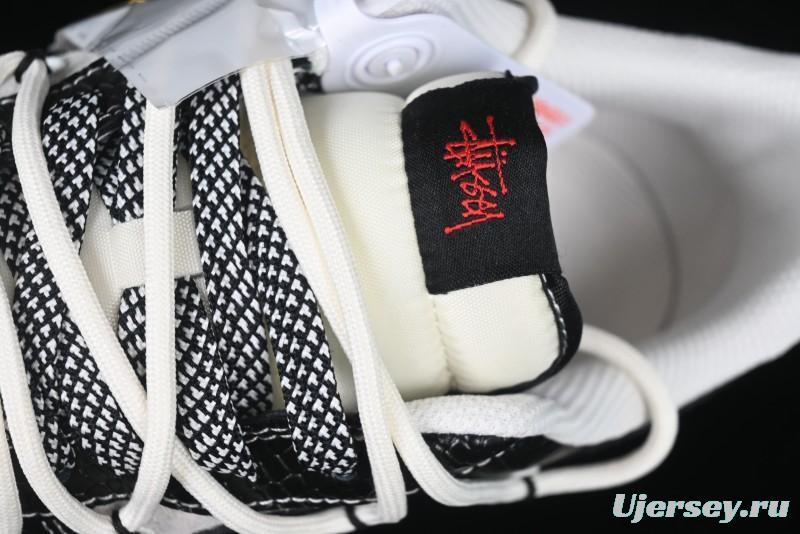 Nike Air Force 1 '07 Low Stussy Year of the Snake Limited Edition Black Snake Print Drawstring Casual Sneakers - DM6688-013