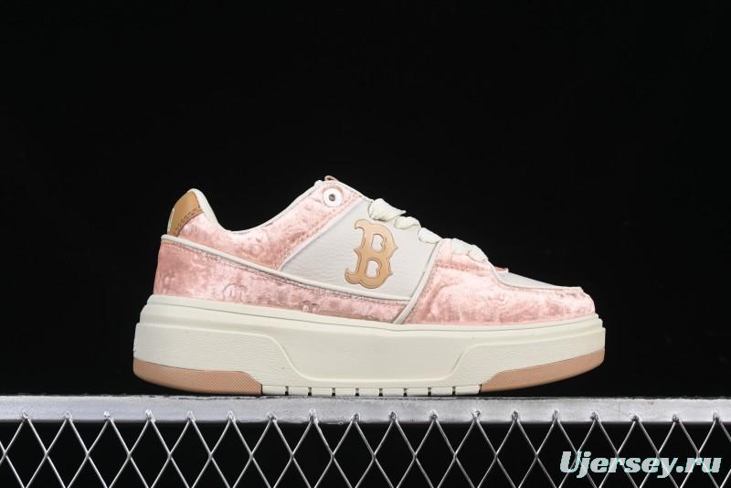 New York Yankees MLB Bigball Chunky Window Velvet Monogram Thick Platform Casual Running Shoes - 3ASXCVC4643BGS