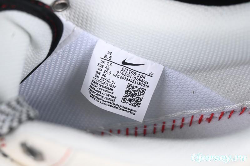 Nike Air Force 1 '07 Low Supreme Collaboration - Beige Red Lace-Up Low-Top Casual Sneakers SJ1198-104