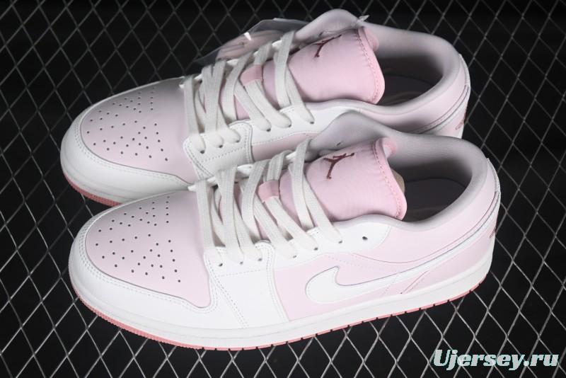 Nike Air Jordan 1 Low AJ1 Retro Casual Sneakers in Youthful Pink - IH0823-611