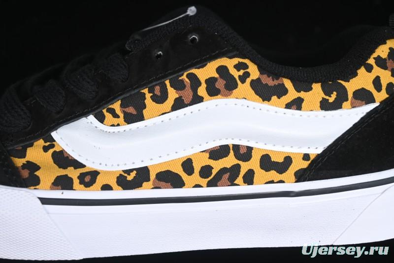 Vans Knu Skool Low Top Casual Sneakers in Leopard Print - VN000CR5CJK
