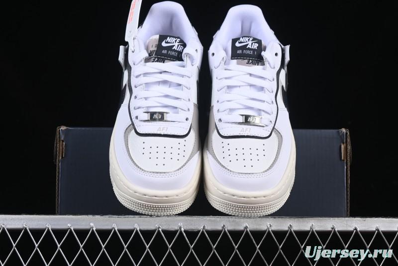 Nike Air Force 1 Shadow Low-Top Sneakers with Lightweight EVA Midsole and Anti-Slip RB Rubber Outsole - DZ1847-110