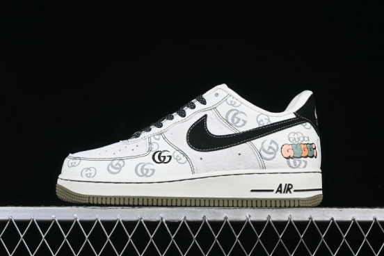 Nike Air Force 1 '07 Low Gucci Collaboration Classic Pattern Low-Top Casual Sneakers - CH6336-516