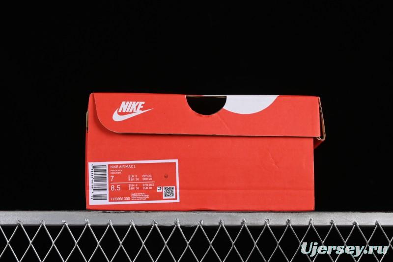 Nike Air Max 1 Retro Running Shoes with Half-Sole Air Cushion - FN5866-300