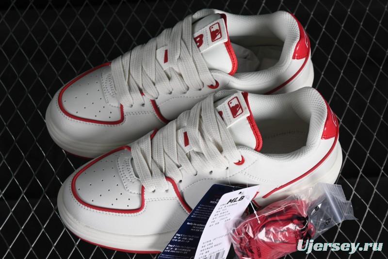 MLB Chunky Liner Basic New York Yankees Thick Sole Casual Sneakers with 6cm Height Increase - 3ASXCA12N43RDS