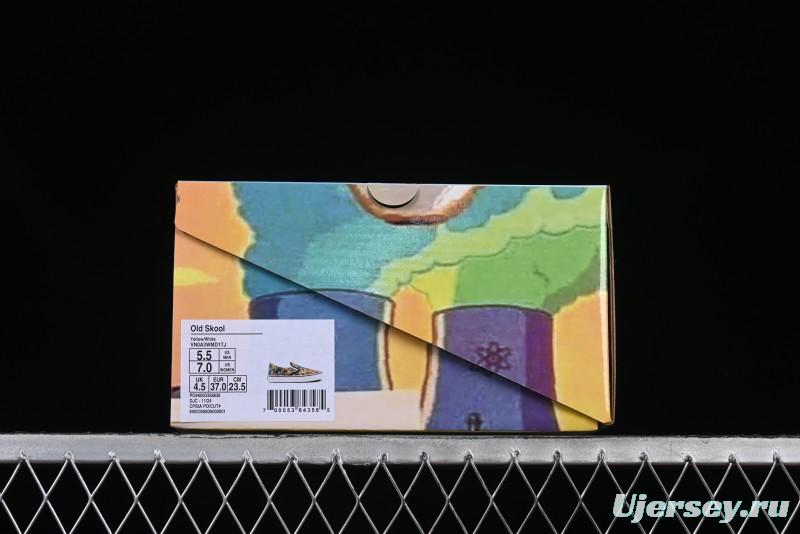 Vans Slip-on Pro Simpson Family All Over Print Low Top Skate Shoes - VN0A3WMD1TJ