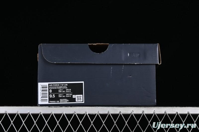 Nike Air Force 1 '07 Low Casual Sneakers with Full-Length Air Cushion - FN5832-100