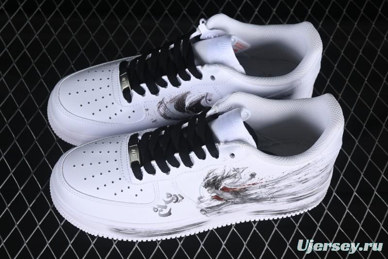 Nike Air Force 1 '07 Low Casual Sneakers with Chinese Ink Painting Design - ZH0316-062