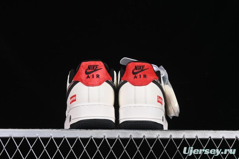 Nike Air Force 1 '07 Low Supreme Snake Year Limited Edition Basketball Shoes with Python Swoosh - DM6688-026