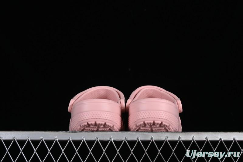 Crocs Classic Clog Quartz Pink Two-Way Beach Sandals with Ventilation Holes - B.D4