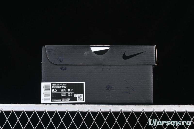 Nike Kobe 8 "SYSTEM" Protro Retro Basketball Shoes for Men - FQ3549-100