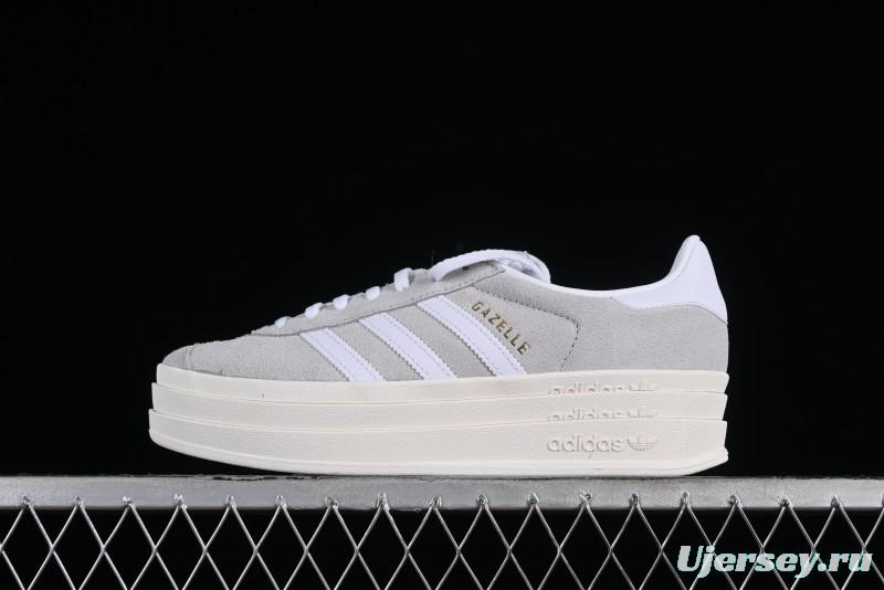 Adidas Originals Gazelle Bold HQ6893 Low-Top Sneakers with Thick Sole for Casual Wear, Slip-Resistant and Durable