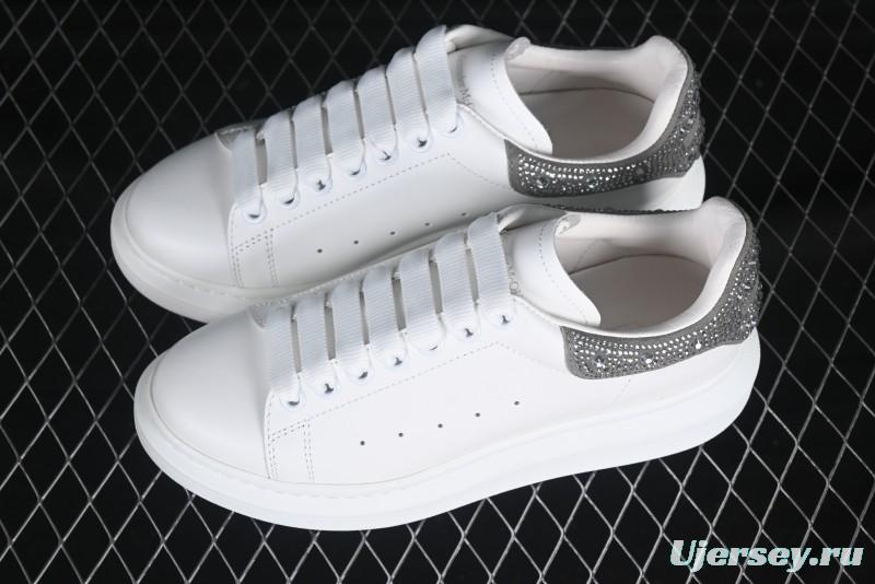 Alexander McQueen Oversized Sneakers with White Rhinestones - D.E5