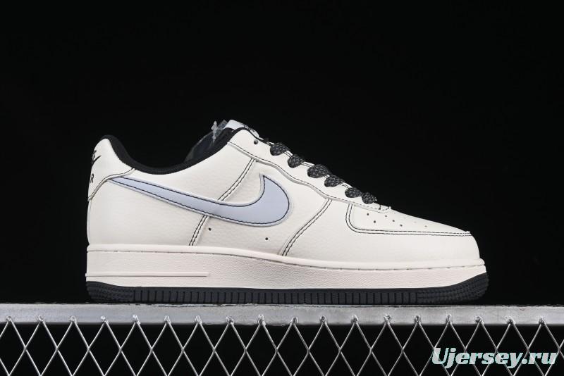 Nike Air Force 1 '07 Low Stussy Collaboration Embroidered Mini Swoosh Casual Sneakers - XZ6188-630