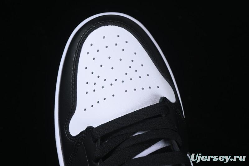 Nike Air Jordan 1 Mid AJ1 Basketball Shoes in Black White Silver - DQ8423-103