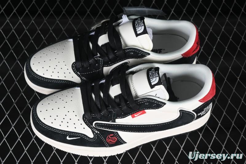 Nike Travis Scott x Fragment Design x Air Jordan 1 Low OG SP AJ1 Low Top Casual Sneakers - SJ2068-146