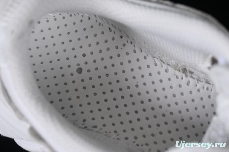 Balenciaga Monday Leather Round Toe Lace-Up Low-Top Lifestyle Sneakers - WDTSC9110