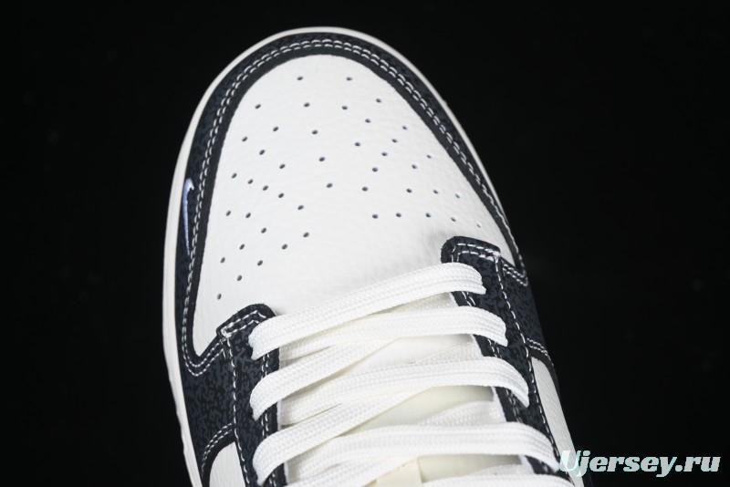 Nike SB Dunk Low Lightning Collaboration Black Swoosh Anniversary Custom Low-Top Skate Shoes - SF1029-401