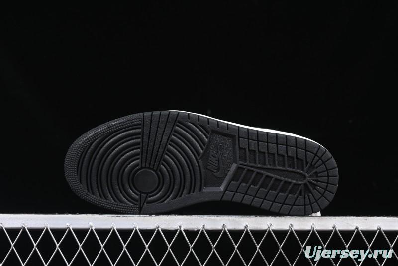 Nike Travis Scott x Fragment Design x Air Jordan 1 Low OG SP AJ1 Off-White Collaboration Casual Sneakers - DM7866-065