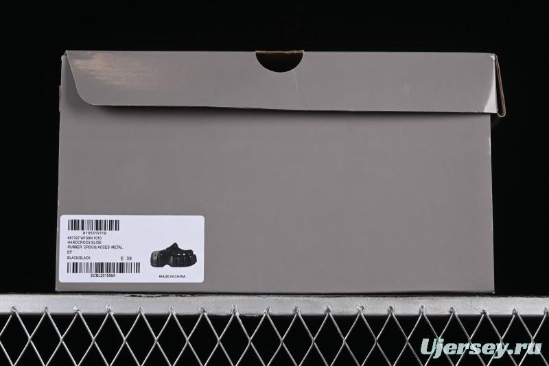 Balenciaga Hardcrocs Slide EVA Round-Toe Ultra Thick Sole Clog Sandals - W1S8N1010