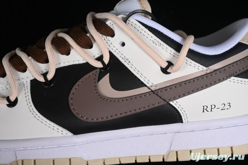 Nike Dunk Low Chestnut Letter High Street Black Brown Deconstructed SB Strap Low Top Casual Skate Shoes - DV0831-003