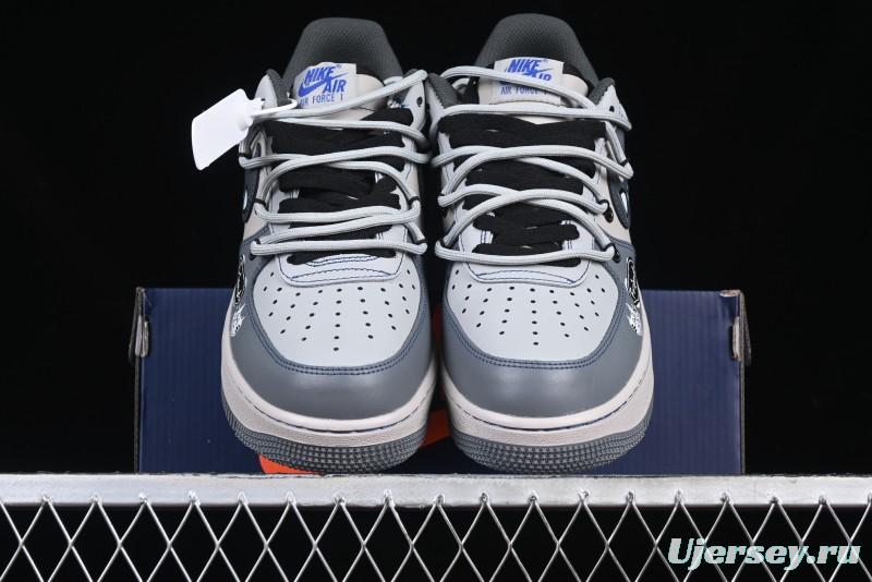 Nike Air Force 1 '07 Low British Blue Cat Casual Lace-Up Sneakers - KS6896-333