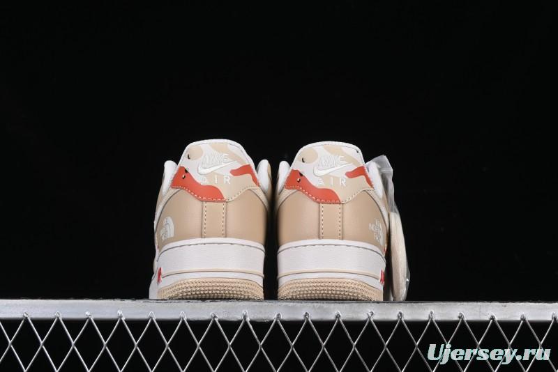 Nike Air Force 1 '07 Low The North Face Collaboration Casual Sneakers in Milk Tea - DM6688-048