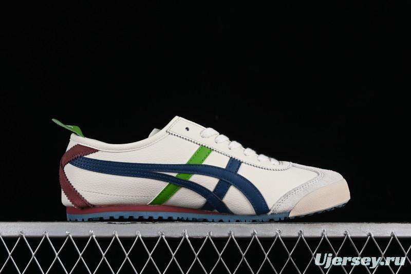 Onitsuka Tiger Mexico 66 Low-Top Leather Casual Running Shoes - 1183A201-115