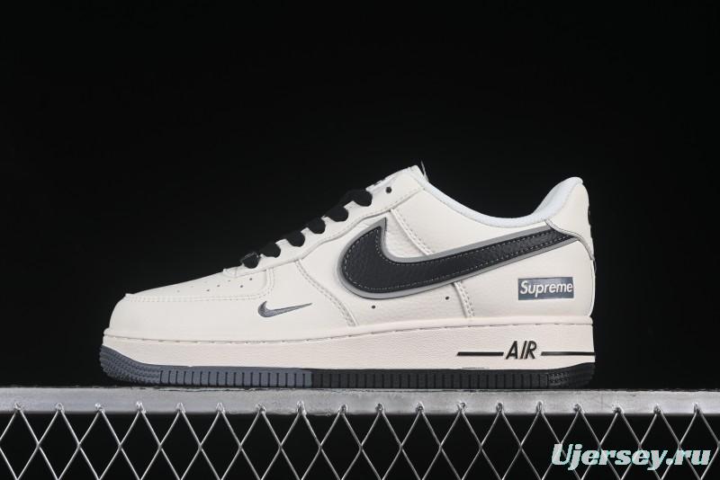 Nike Air Force 1 '07 Low Supreme Collaboration Two-Tone Beige Low-Top Casual Sneakers - XZ6188-362