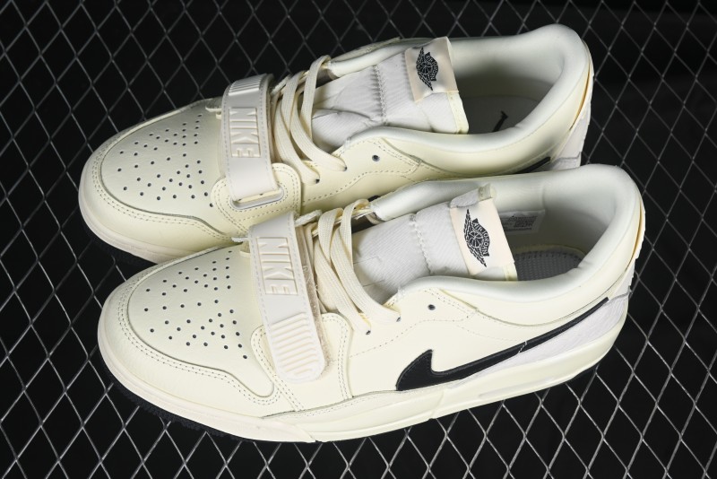Nike Air Jordan Legacy AJ312 Low Top Sneakers with Velcro Strap and Triple Design - HV1807-101