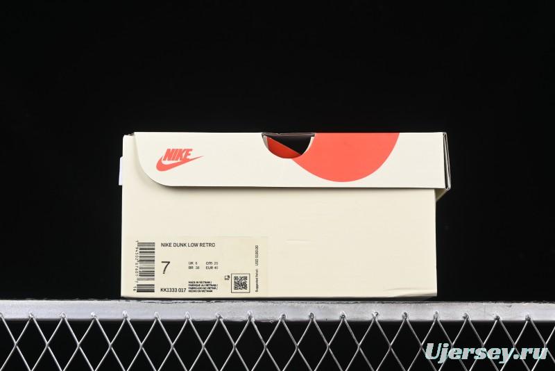 Nike SB Dunk Low APE Collaboration - Camouflage Black Swoosh Anniversary Custom Low-Top Casual Sneakers - KK1333-017