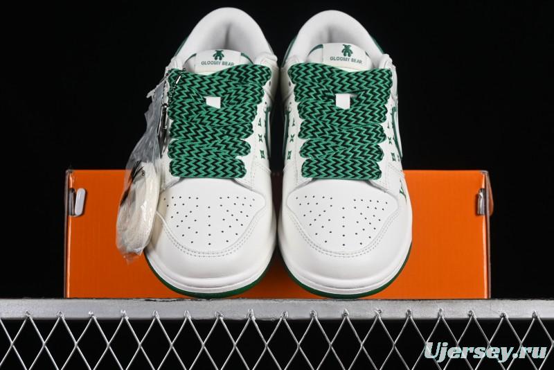 Nike SB Dunk Low LV Collaboration - Beige Green Violent Bear Anniversary High-End Custom Low-Top Casual Skate Shoes - SJ2068-241