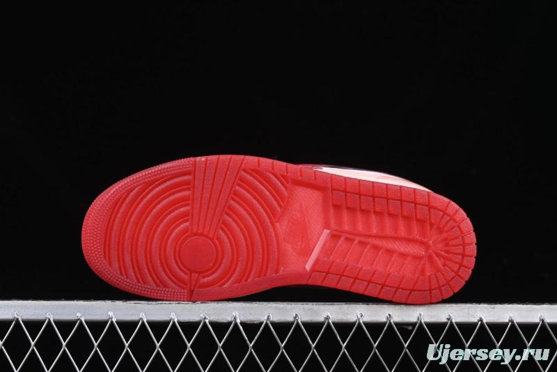 Nike Air Jordan 1 Low AJ1 Valentine's Day Jelly Pink Low-Top Lifestyle Basketball Shoes - HF3174-600