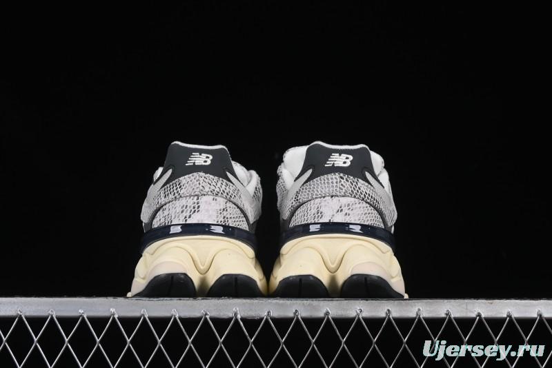 New Balance NB9060 Series Retro Casual Running Shoes with ABZORB Cushioning - U9060SNA