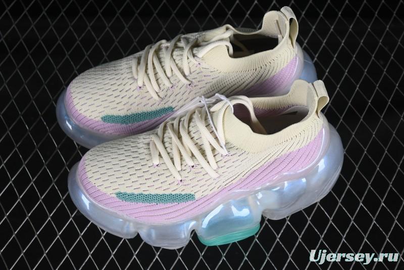 Grounds Big Bubble High Platform Sneakers in Cream Lilac - AJE5