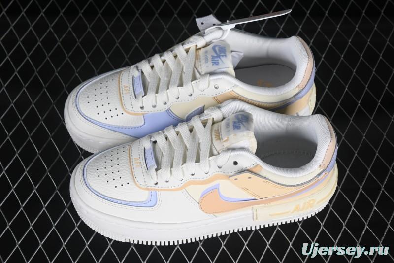 Nike Air Force 1 Shadow Lightweight Elevated Low-Top Sneakers - DZ1847-114