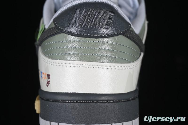 Nike Dunk Retro Low-Top Casual Sneakers with Panda Mischief Mountain Theme - DD1391-103