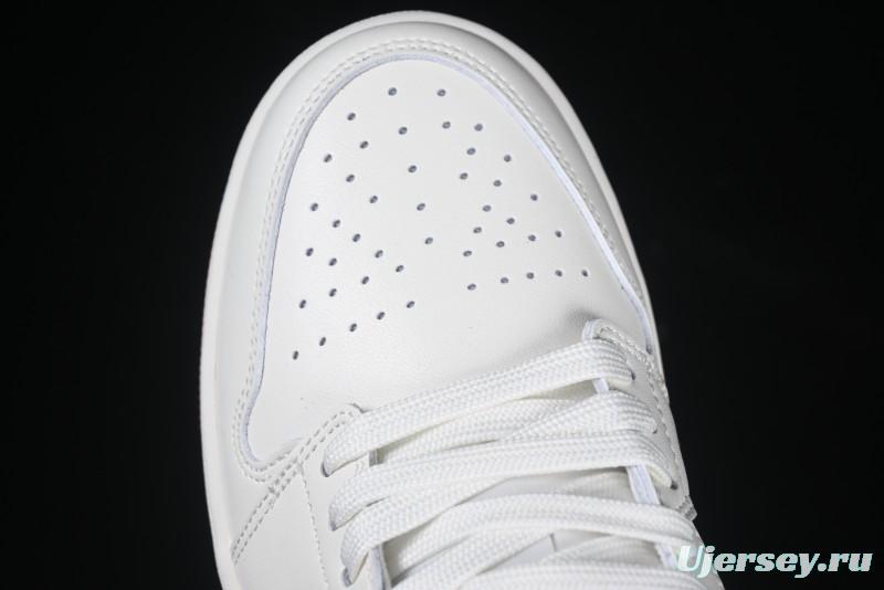 Nike Air Jordan 1 Low AJ1 White Red Casual Sneakers - HJ9338-106