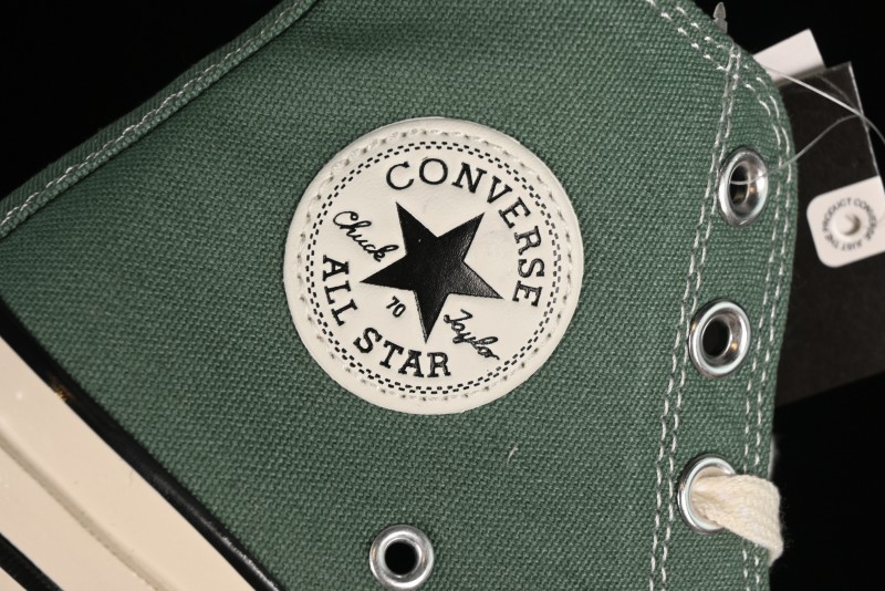 Converse Chuck 1970s High Top Casual Canvas Sneakers in Pine Green - A06521C