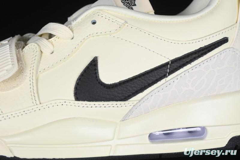 Nike Air Jordan Legacy AJ312 Low Top Sneakers with Velcro Strap and Triple Design - HV1807-101