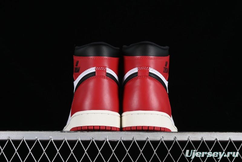 Nike Air Jordan 1 High OG "Black Toe Reimagined" Retro Basketball Shoes - DZ5485-106