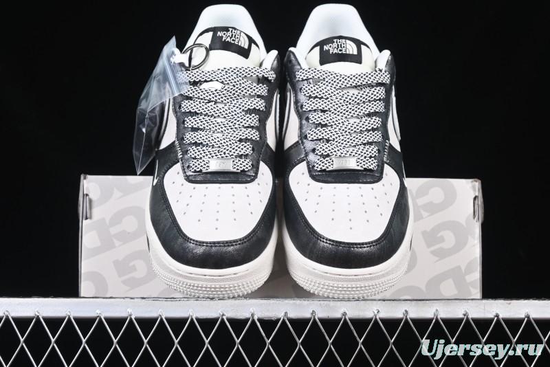 Nike Air Force 1 '07 Low The North Face Collaboration - Leather Graffiti Casual Sneakers - DM6688-008