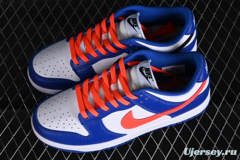 Nike Dunk Low SB Casual Skate Shoes in White Blue Red - CW1590-104
