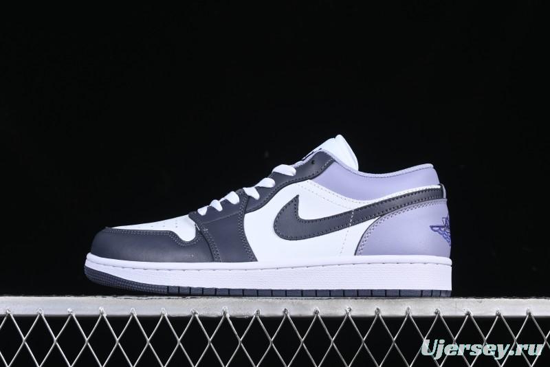 Nike Air Jordan 1 Low AJ1 Haze Purple Casual Lifestyle Sneakers - 553558-145