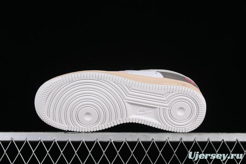 Nike Air Force 1 '07 Low Valentine's Day Limited Edition EKG Heartbeat Double Heart Design Casual Sneakers - TY0301-222