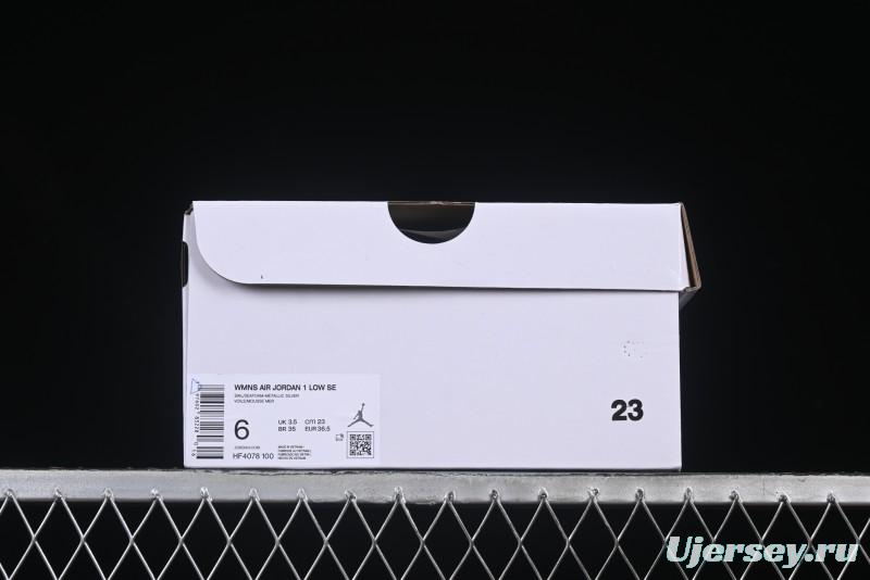 Nike Air Jordan 1 Low AJ1 Amber Green Low-Top Casual Sneakers - HF4078-100